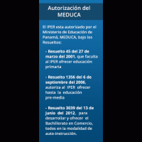 autorización de MEDUCA