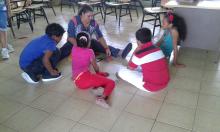 niños en la escuela