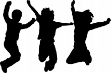 niños silueta